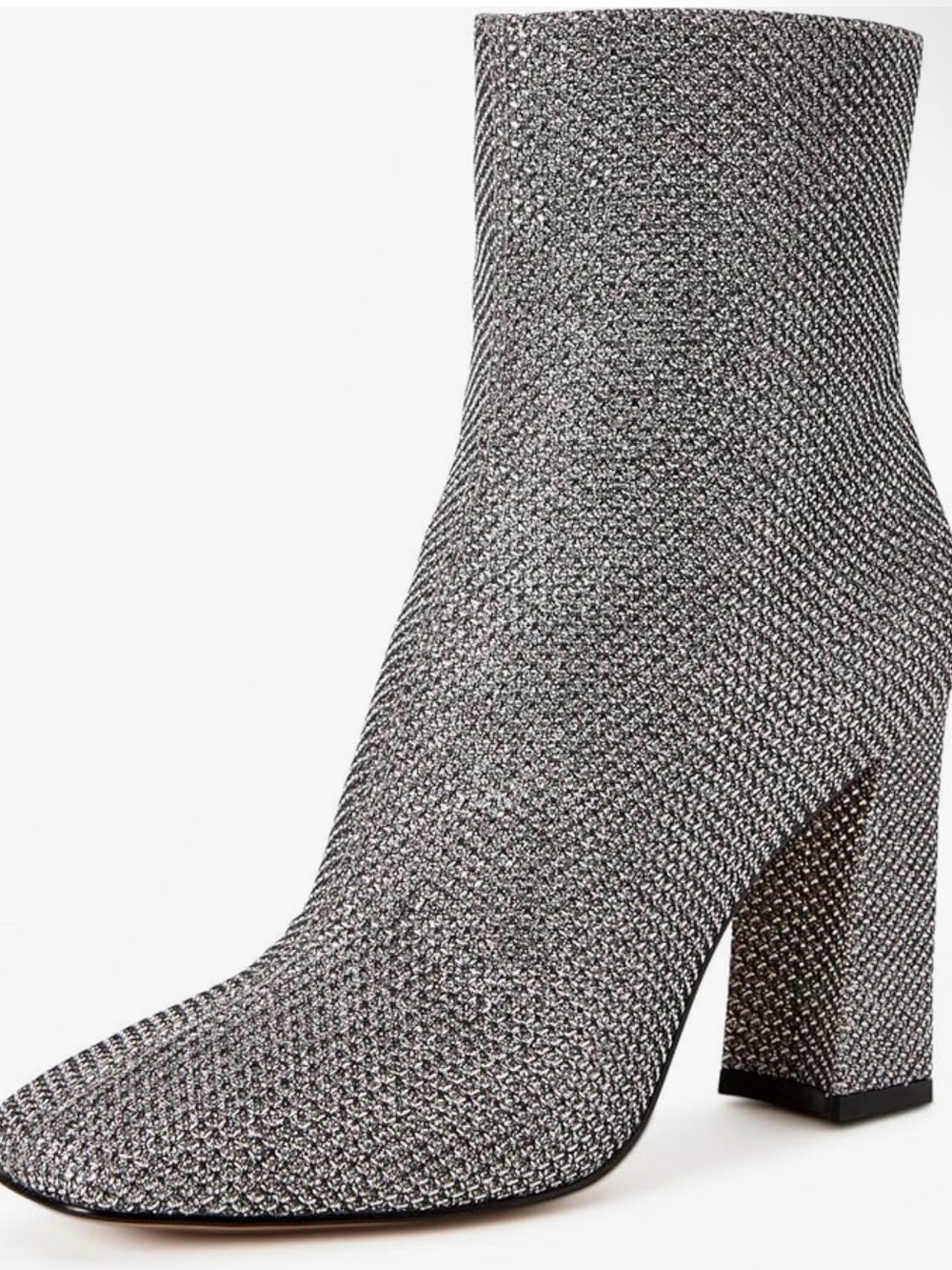 Katy Perry Collections Sparkle Silver Heeled Boots